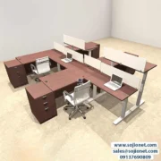 Four Seater Sit-stand Workstation Desk in Warri Delta Abuja Port harcourt Uyo Nigeria