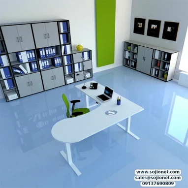 L-shaped Executive Height Adjustable Table in Lagos Abuja Warri Delta Port harcourt Nigeria