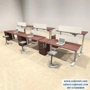 Six Seater Electric lift Workstation Desk in Lagos Nigeria
