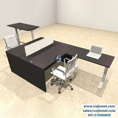 Two Seater Push button adjustable desk in Warri Delta Lagos Port harcourt Nigeria