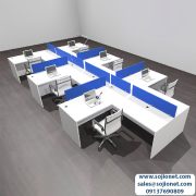 Customized Modern Privacy-Screen Office Workstation Desk in Lagos Abuja Port harcourt Enugu Ibadan and nationwide in Nigeria