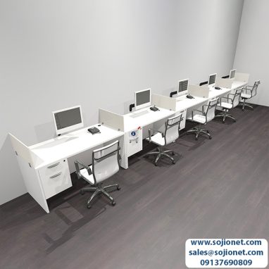 Five Person Modern Divider Workstation Desk in Lagos Abuja Port harcourt Enugu Delta Warri Ibadan Benin and nationwide in Nigeria.