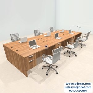 Six Seater Modular Office Workstation Table Desk in Abuja Lagos Port harcourt Nigeria