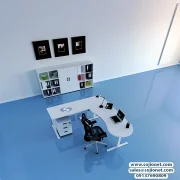 Large L-Shaped Executive Ergonomic Table in Lagos Abuja Port harcourt Warri, Asaba and nationwide in all cities in Nigeria
