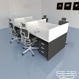 Affordable Four Seater Workstation Table in Lagos Abuja Port harcourt Benin Enugu Ibadan Warri Nigeria
