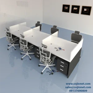 Simple Six Seater workstation table Lagos Abuja Port harcourt Benin Enugu Ibadan Warri Nigeria
