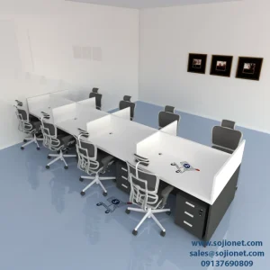 Sitting Arrangement Eight Seater Workstation Table in Lagos Abuja Port harcourt Benin Warri Nigeria