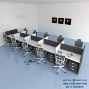 Two-Tone Ten Seater Workstation Table in Lagos Abuja Port harcourt Benin Enugu Ibadan Warri Nigeria