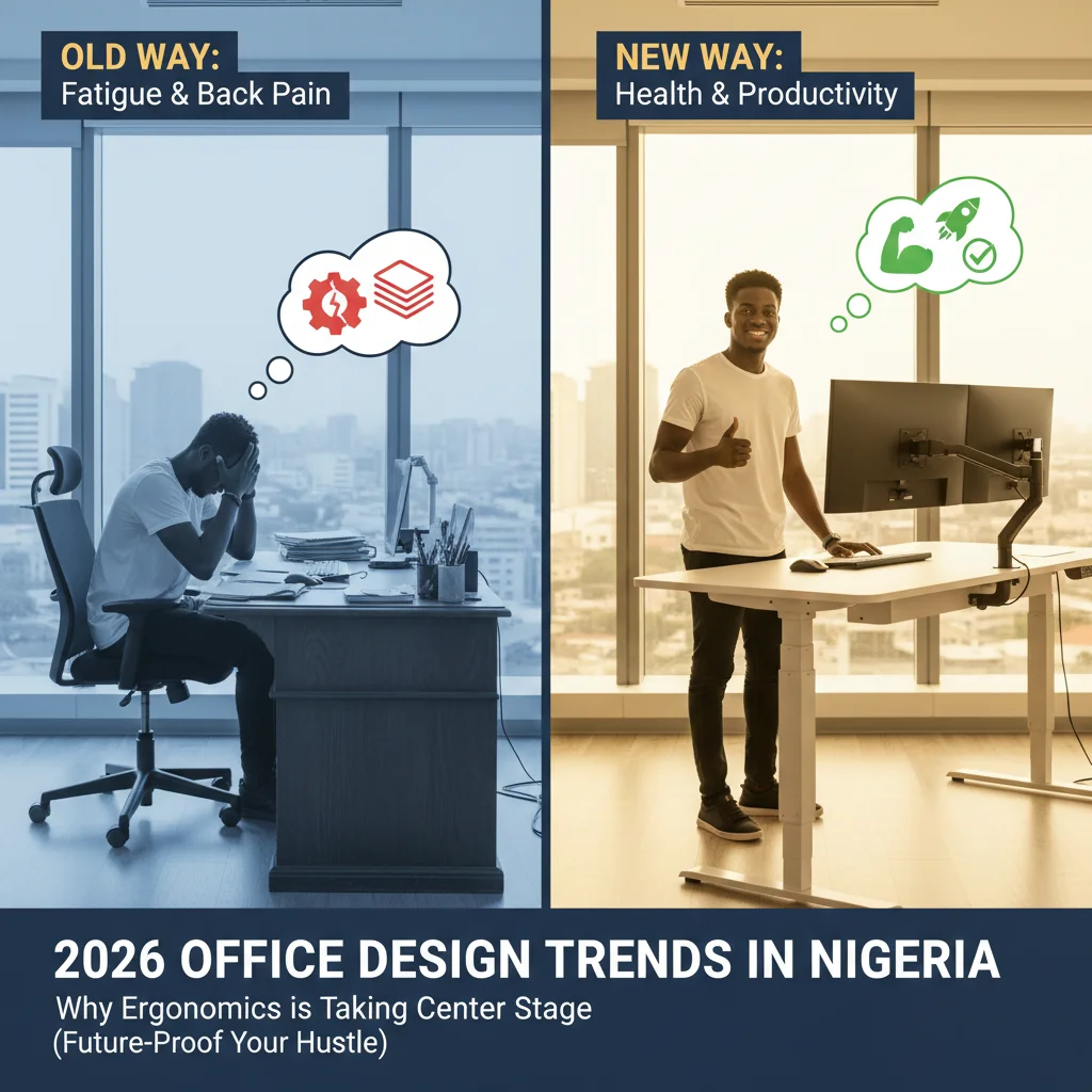 2026 Office Design Trends in Nigeria: Why Ergonomics is Taking Center Stage