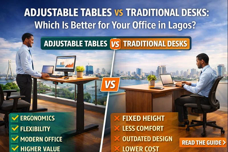 Adjustable Tables vs Traditional Desks: Which Is Better for Your Office in Lagos?