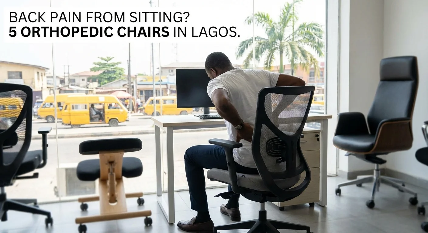 Back Pain from Sitting All Day? Here are 5 Orthopedic Chairs Available in Lagos
