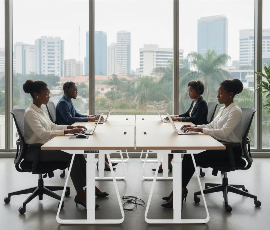 Office Setup for Lagos Businesses: Choosing the Right Table for Productivity