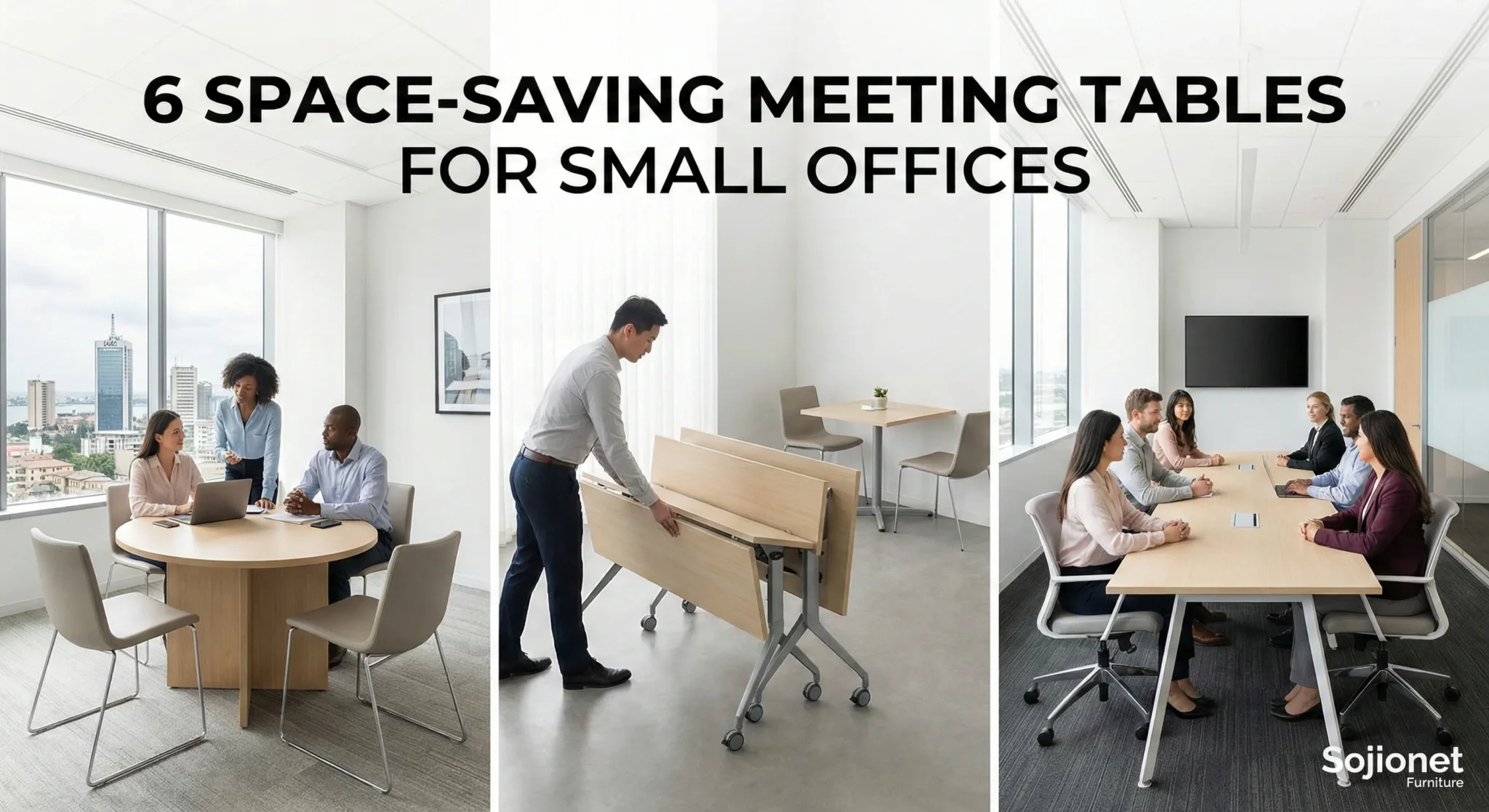 6 Space-Saving Meeting Tables for Small Offices in Nigeria