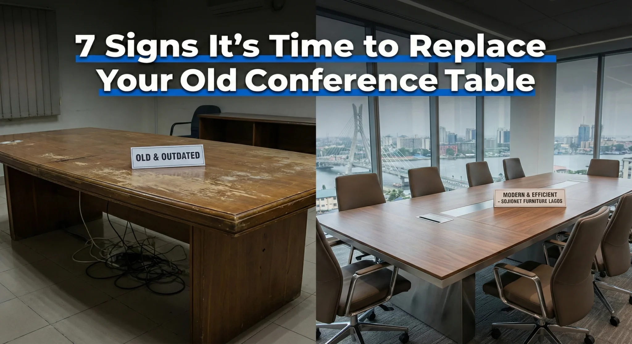 7 Signs It’s Time to Replace Your Old Conference Table